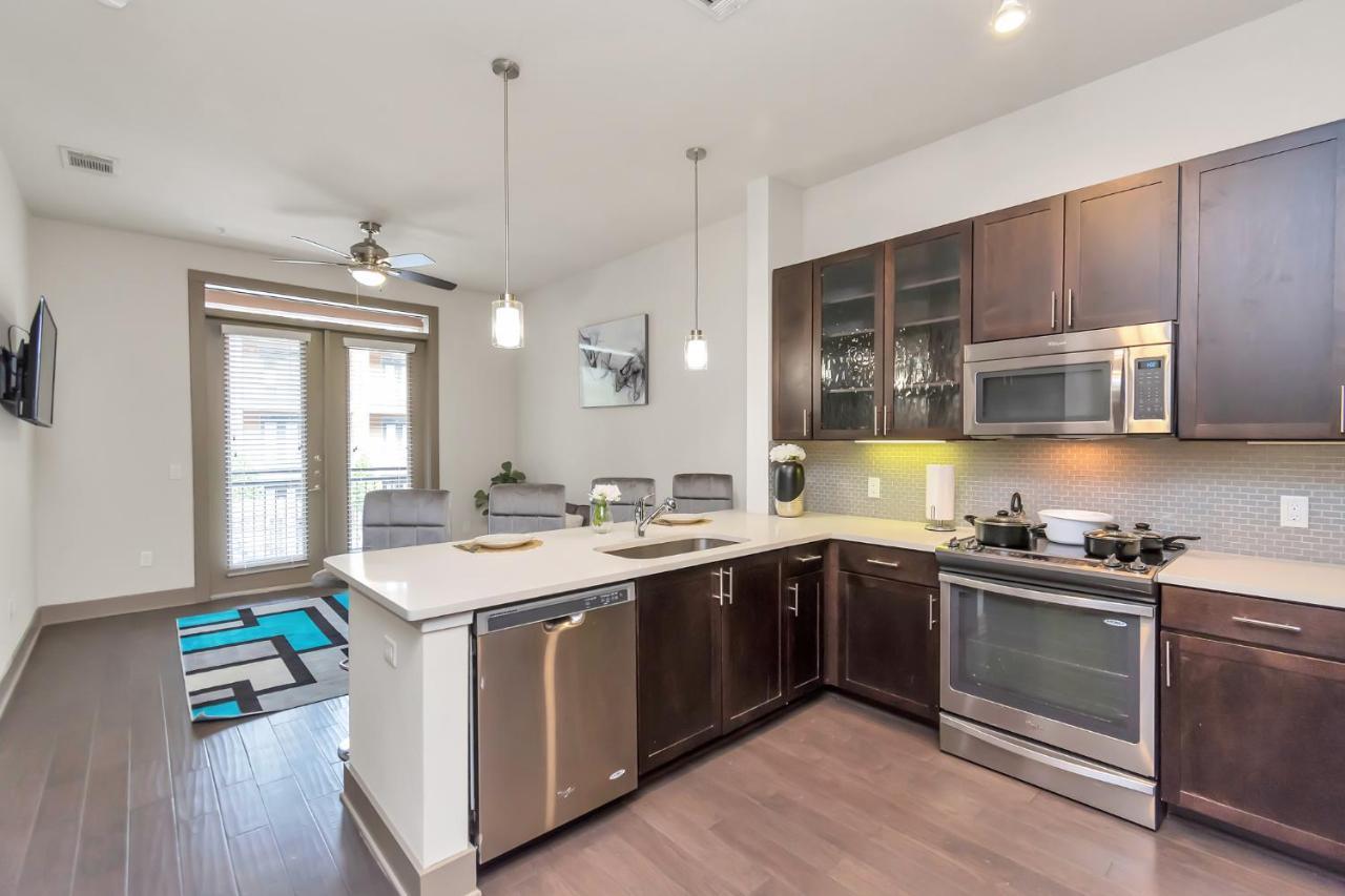 U1 Penthouse Downtown Houston Rental Car Available Apt 1Br 1Bth Gym Sleep Good Bagian luar foto