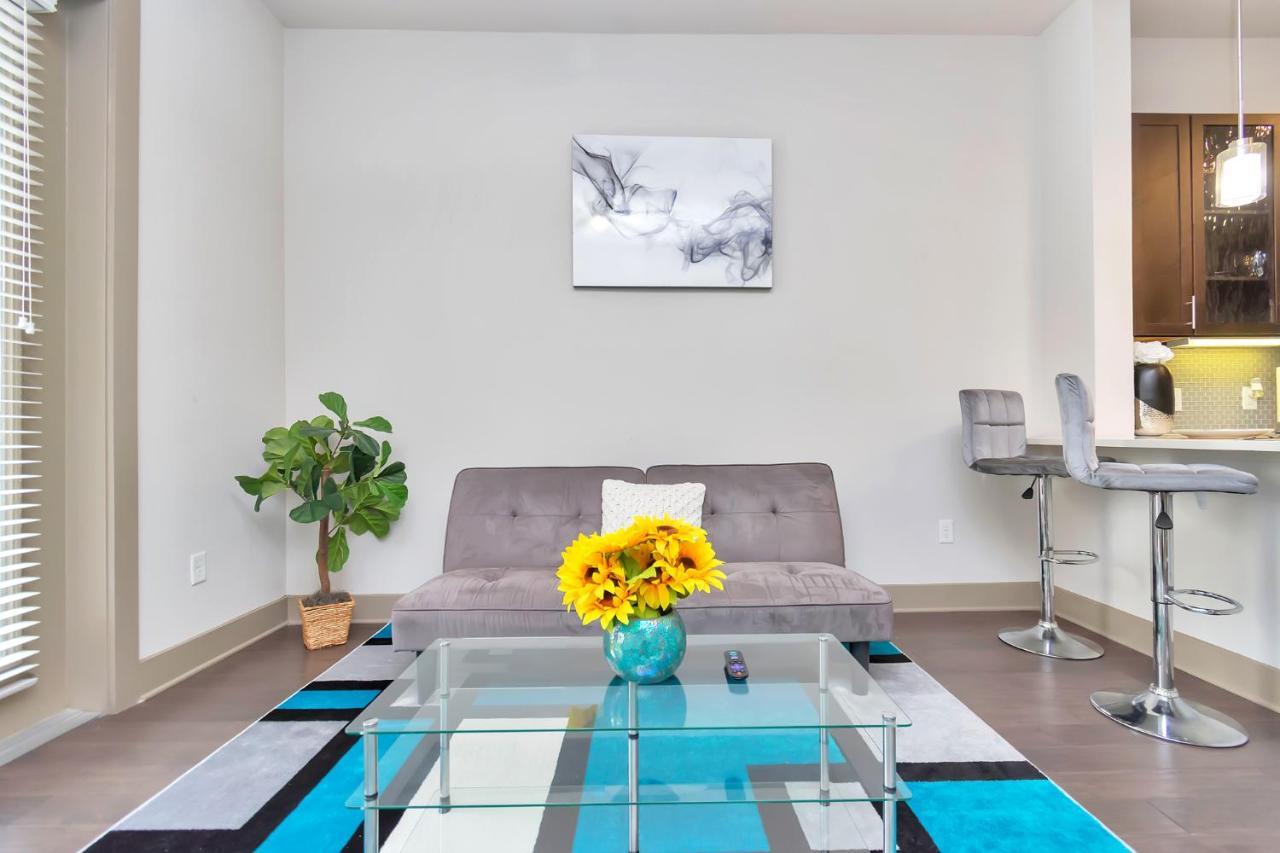 U1 Penthouse Downtown Houston Rental Car Available Apt 1Br 1Bth Gym Sleep Good Bagian luar foto